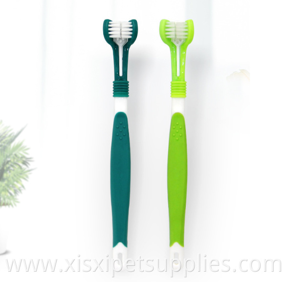 3D Double Sided Pet Dog Cleaning Toothbrush for Dogs